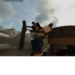 look at big tree from the top of a house simulator