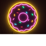Neon donut army
