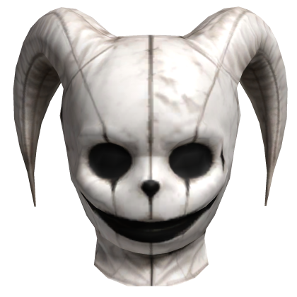 Luna Ghost [2/2] Halloween horror clown head Roblox item