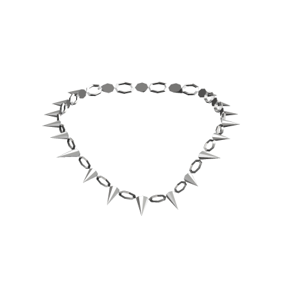 Heavy Metal Necklace in Silver 1.0