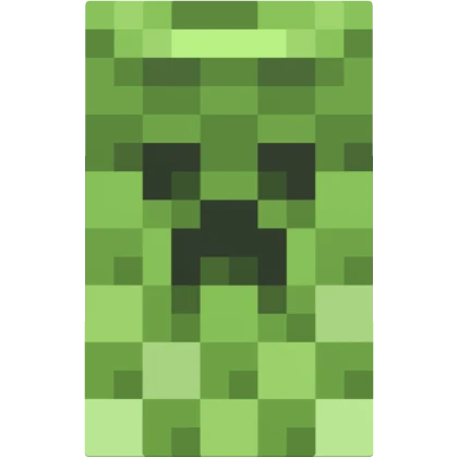 Green Creepy Monster Pixel 15th Anniversary Cape Roblox item render
