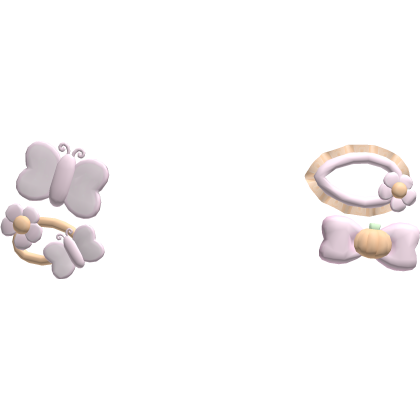 ʚ ︵ pink halloween pumpkin fairy clips 