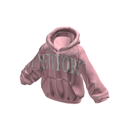 Pink New York Streetwear Hoodie thumbnail