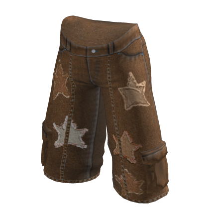 Brown Y2K Baggy Shorts thumbnail