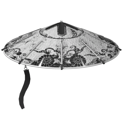 White Samurai Hat