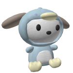 ୨♡cute puppy wearing penguin pijamas♡୧