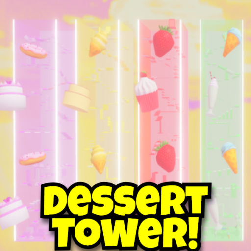 Dessert Stage Tower! 🧁 official Roblox game thumbnail