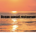 Ocean sunset restaurant