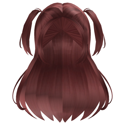 Soft Fluffy Anime High Small Pigtails In Red thumbnail