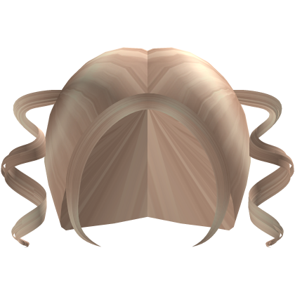 ୨୧ cutesy twintails in blonde Roblox item