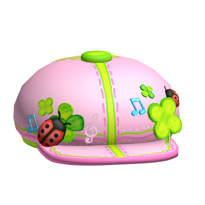 kawaii clover ladybug cap