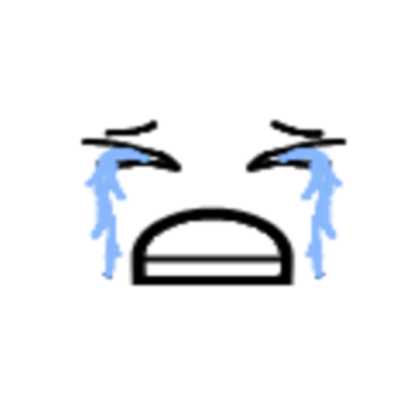 Crying Face.... :( Roblox decal