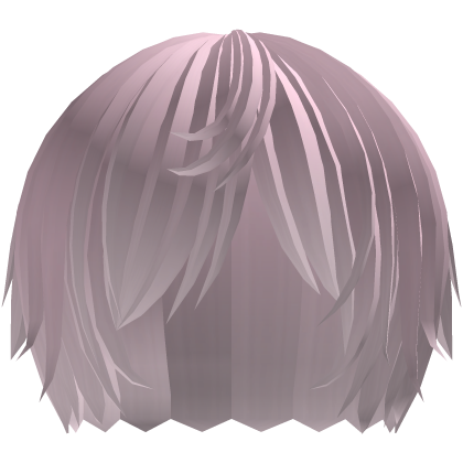 ‘’ (๑ — ‸ ҂)ゝcurly emo hair in pastel pink Roblox item