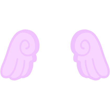 ♡ Cute Chibi Glowing Angel Wings in Pastel Purple