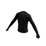 Goth Black T-Shirt with Gloves