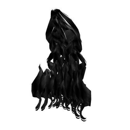 High Curly Ponytail 2/2 [Black] Roblox item