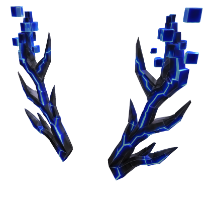 Blue Glitched Antlers