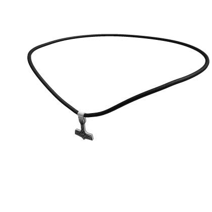 Silver Mjolnir Hammer Necklace 1.0