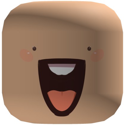 ♡ (Tan) Shocked Creepy Doodle Smile Face Roblox item