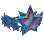 Frozen Rainbow Galaxy Star Crown