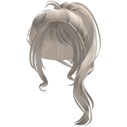 ♡ Darling Swirled Ponytail in Blonde Roblox item