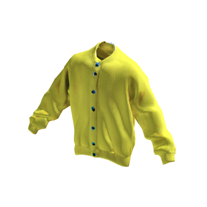 Bright Yellow Buttoned Cardigan [PBR] thumbnail