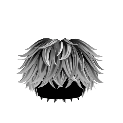 White And Black Fluffy Hair thumbnail