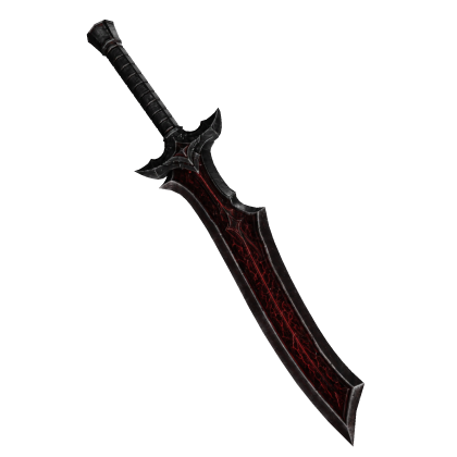Crimson Edge Sword - Gray & Red