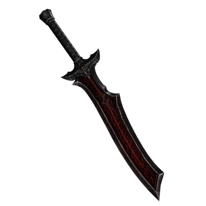 Crimson Edge Sword - Gray & Red