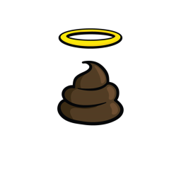 climb a mountain to see a guy having a big turd