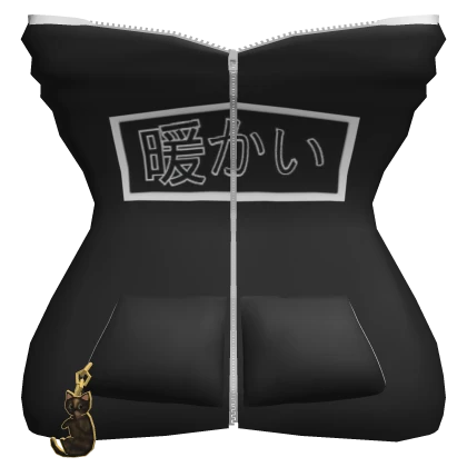 [R6] Black off Shoulder Hoodie | Roblox Item - Rolimon's