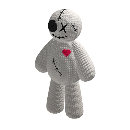 Toy White Costume Voodoo Doll Suit