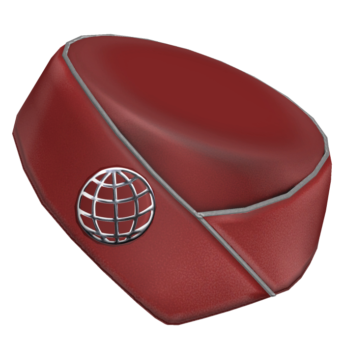 2000s Britney Airplane Costume Hat in Red