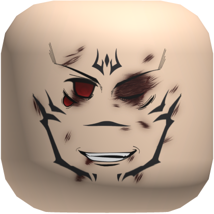 Sukuna, King of Curses DAMAGED Classic Face Roblox item