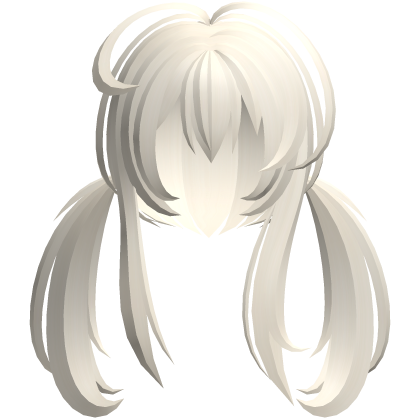 emo vampy moe messy ponytails blonde