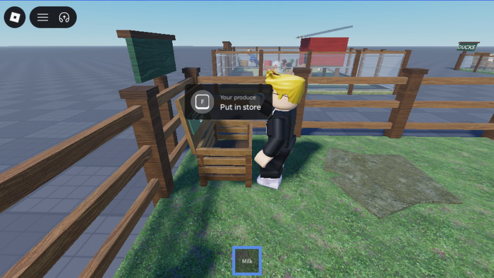 Animated Cow Farm Pen - Working Cow NPC preview 2