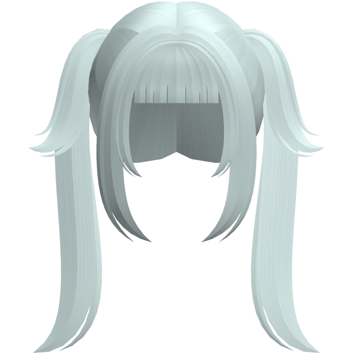 teal cute neat moe anime pigtails