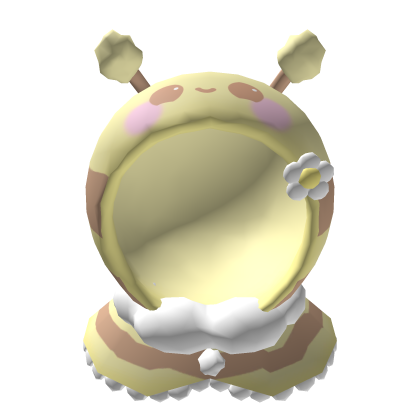 Cute pastel bee hood poncho 