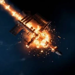 Internatonal station deorbit [outdated] icon