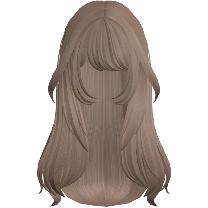 Long Layered Hime Anime Wavy Hair in Light Brown Roblox item