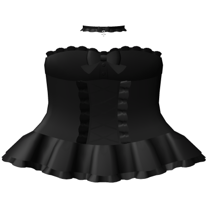 pretty black princess dress Roblox item