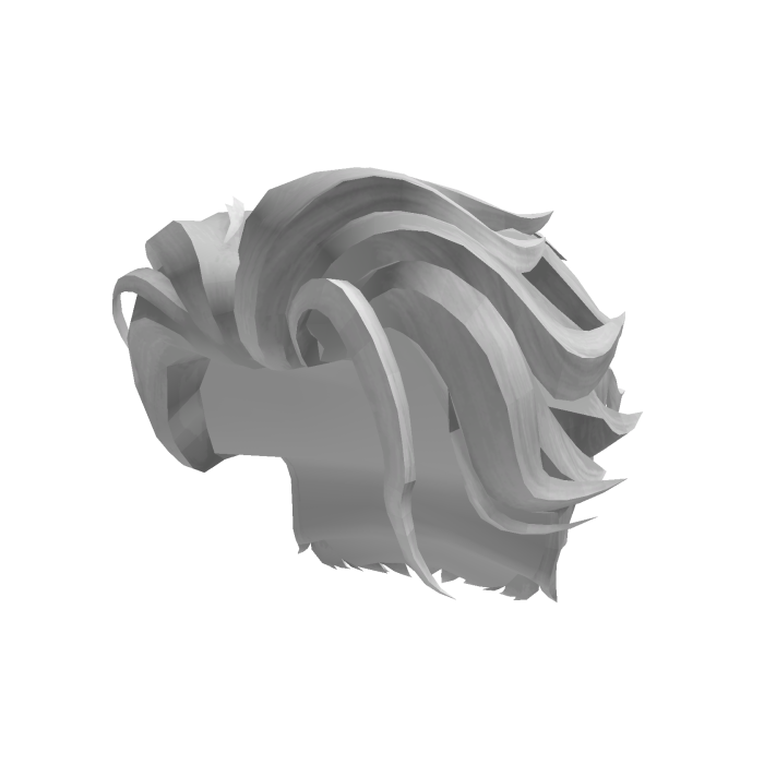 White Hair Slicked Back (Strand)