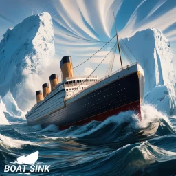 🚢Realistic Boat Sink Test icon