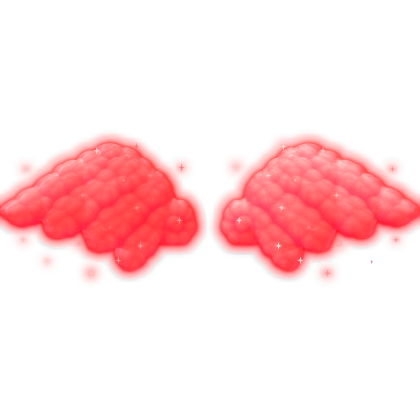 [ GLOWING ] Red Angel Wings