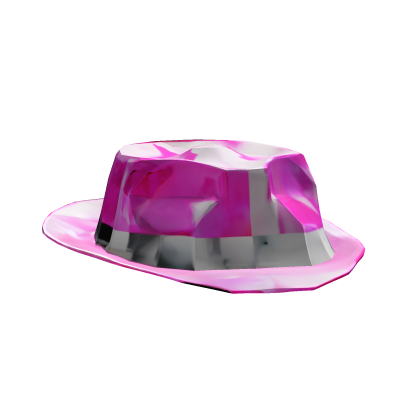 Pink Sparkle Time Fedora