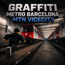 Graffiti Barcelona MTN VICE CITY