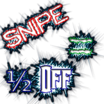 Snipe = ½ Off