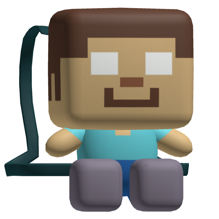 Herobrine Steve Pixel Plush [3.0]