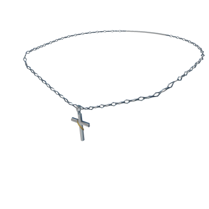 1.0 Silver Cross Necklace thumbnail