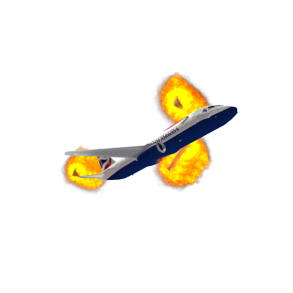 Plane on Fire!